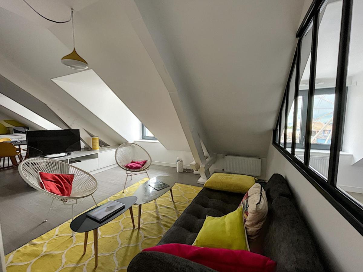 Duplex De Standing En Centre-Ville Avec Parking, Proche Port Et Plage - Fr-1-361-377 Granville Dış mekan fotoğraf