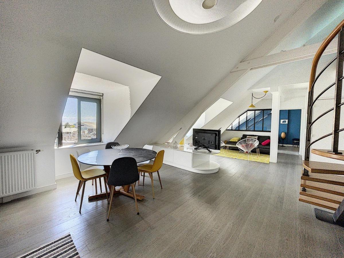 Duplex De Standing En Centre-Ville Avec Parking, Proche Port Et Plage - Fr-1-361-377 Granville Dış mekan fotoğraf